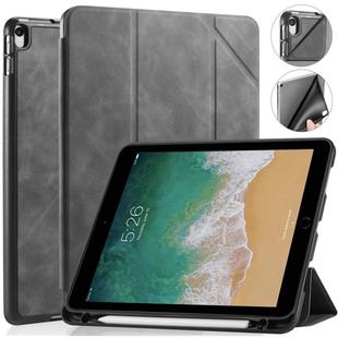 For iPad Pro 10.5 inch DG.MING See Series Horizontal Flip Leather Case with Holder & Pen Holder(Grey)