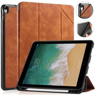 For iPad Pro 10.5 inch DG.MING See Series Horizontal Flip Leather Case with Holder & Pen Holder(Brown)