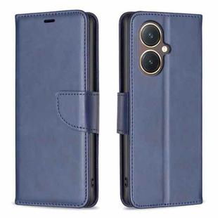 For vivo Y27 4G Lambskin Texture Leather Phone Case(Blue)