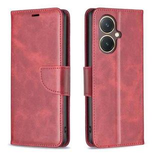 For vivo Y27 4G Lambskin Texture Leather Phone Case(Red)