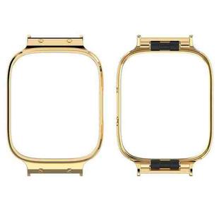 For Redmi Watch 3 Lite / Watch 3 Active Metal Watch Protective Frame(Gold)