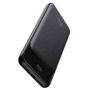 USAMS US-CD197 10000mAh 20W Digital Display Fast Charging Power Bank(Black)