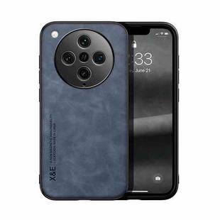 For OPPO Find X8 Pro Skin Feel Magnetic Leather Back Phone Case(Blue)