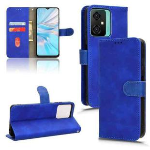 For Blackview OSCAL C70 Skin Feel Magnetic Flip Leather Phone Case(Blue)