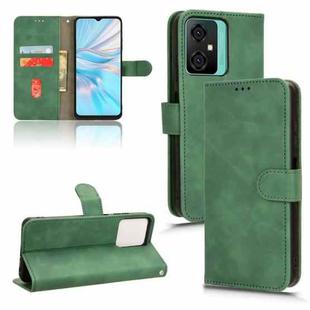 For Blackview OSCAL C70 Skin Feel Magnetic Flip Leather Phone Case(Green)