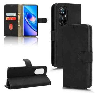 For Blackview A200 Pro Skin Feel Magnetic Flip Leather Phone Case(Black)