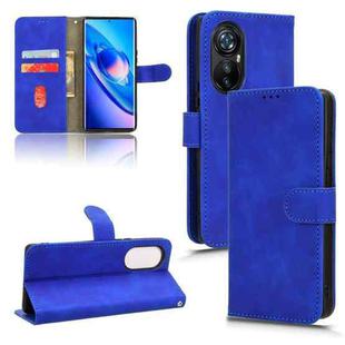 For Blackview A200 Pro Skin Feel Magnetic Flip Leather Phone Case(Blue)