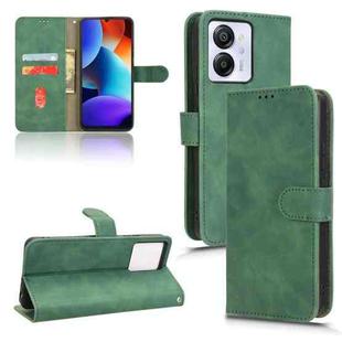 For Blackview Oscal Modern 8 / Color 8 Skin Feel Magnetic Flip Leather Phone Case(Green)