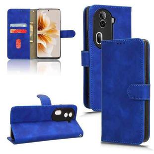 For OPPO Reno11 Pro Global Skin Feel Magnetic Flip Leather Phone Case(Blue)