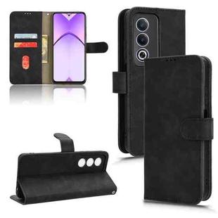 For OPPO A3 Pro Global Skin Feel Magnetic Flip Leather Phone Case(Black)