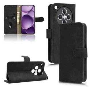 For OPPO Find X8s+ 5G Skin Feel Magnetic Flip Leather Phone Case(Black)