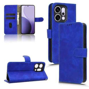 For OPPO Reno14 Pro Global Skin Feel Magnetic Flip Leather Phone Case(Blue)