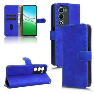 For OPPO A5 5G Global Skin Feel Magnetic Flip Leather Phone Case(Blue)