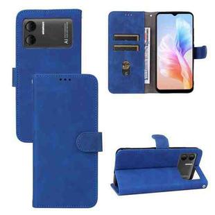 For Doogee X98 / X98 Pro Skin Feel Magnetic Flip Leather Phone Case(Blue)