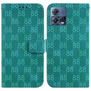For Motorola Moto S30 Pro/Edge 30 Fusion 5G Double 8-shaped Embossed Leather Phone Case(Green)