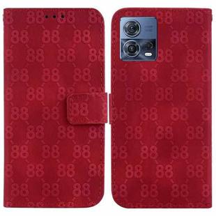 For Motorola Moto S30 Pro/Edge 30 Fusion 5G Double 8-shaped Embossed Leather Phone Case(Red)