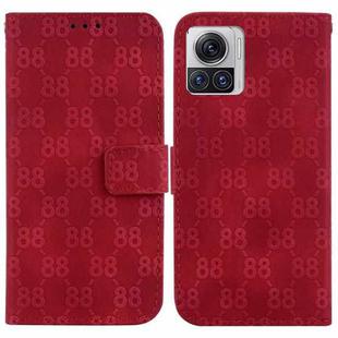 For Motorola Moto X30 Pro/Edge 30 Ultra 5G Double 8-shaped Embossed Leather Phone Case(Red)
