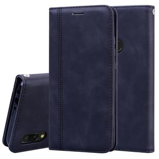For Xiaomi Redmi 7 Frosted Business Magnetic Horizontal Flip PU Leather Case with Holder & Card Slot & Lanyard(Black)