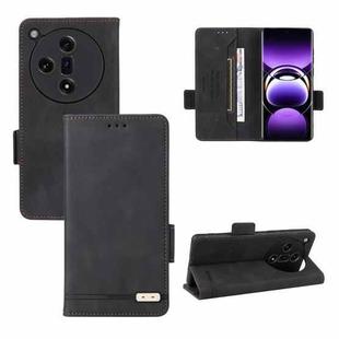 For OPPO Find X7 Magnetic Clasp Leather Phone Case(Black)