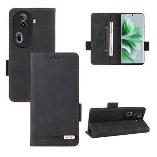 For OPPO Reno11 Pro Global Magnetic Clasp Leather Phone Case(Black)