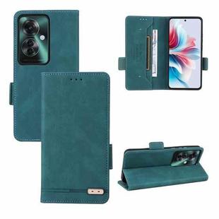 For OPPO Reno11 PJH110 / Reno11 F 5G Magnetic Clasp Leather Phone Case(Green)