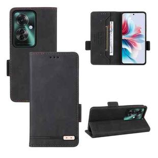 For OPPO Reno11 PJH110 / Reno11 F 5G Magnetic Clasp Leather Phone Case(Black)