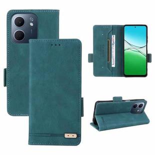 For OPPO A5x 5G / 4G Global Magnetic Clasp Leather Phone Case(Green)
