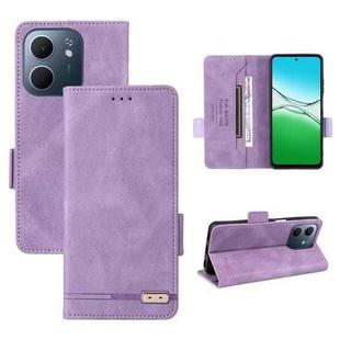 For OPPO A5x 5G / 4G Global Magnetic Clasp Leather Phone Case(Purple)