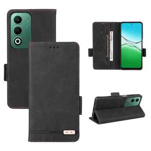 For OPPO A5 5G / 4G Global Magnetic Clasp Leather Phone Case(Black)