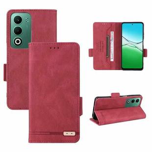 For OPPO A5 5G / 4G Global Magnetic Clasp Leather Phone Case(Red)