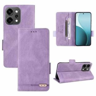 For OPPO Reno14 Pro 5G Global Magnetic Clasp Leather Phone Case(Purple)