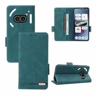 For Nothing Phone 2a Magnetic Clasp Leather Phone Case(Green)