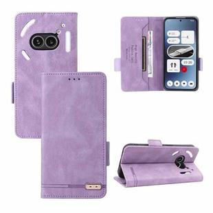For Nothing Phone 2a Magnetic Clasp Leather Phone Case(Purple)