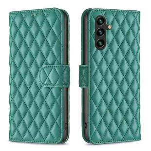 For Samsung Galaxy A05s Diamond Lattice Wallet Flip Leather Phone Case(Green)