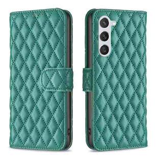 For Samsung Galaxy S24 5G Diamond Lattice Wallet Flip Leather Phone Case(Green)