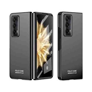 For Honor Magic V2 Integrated AG Matte Folding Phone Case(Black)