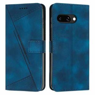 For Google Pixel 9a Dream Triangle Leather Phone Case with Long  Lanyard(Blue)