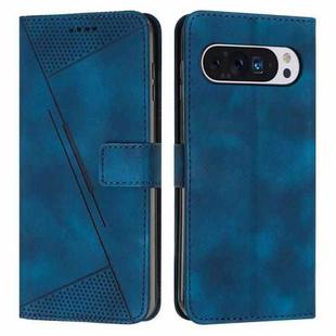 For Google Pixel 10 Pro XL Dream Triangle Leather Phone Case with Lanyard(Blue)