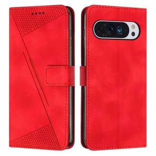 For Google Pixel 10 Pro XL Dream Triangle Leather Phone Case with Lanyard(Red)