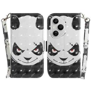 For Honor 400 Pro Global 160.8mm 3D Colored Horizontal Flip Leather Phone Case(Angry Bear)