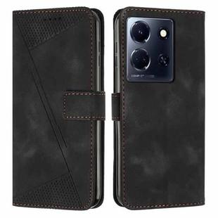 For Infinix Note 30 Dream Triangle Leather Phone Case with Lanyard(Black)