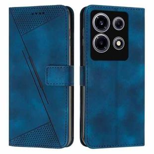 For Infinix Note 30 VIP Dream Triangle Leather Phone Case with Lanyard(Blue)