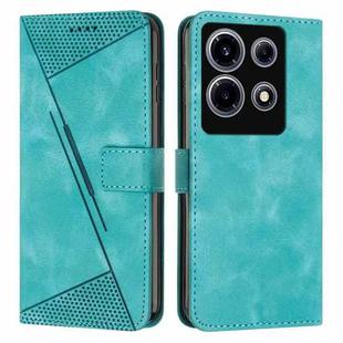 For Infinix Note 30 VIP Dream Triangle Leather Phone Case with Lanyard(Green)