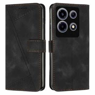 For Infinix Note 30 VIP Dream Triangle Leather Phone Case with Lanyard(Black)
