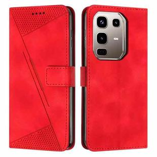 For Infinix Note 50 4G / 50 Pro 4G Dream Triangle Leather Phone Case with Lanyard(Red)