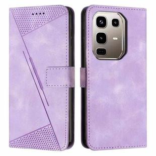 For Infinix Note 50 4G / 50 Pro 4G Dream Triangle Leather Phone Case with Lanyard(Purple)