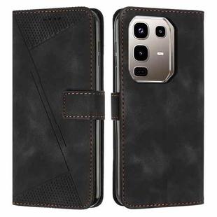 For Infinix Note 50 4G / 50 Pro 4G Dream Triangle Leather Phone Case with Lanyard(Black)