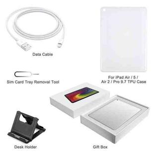 [HK Warehouse] For iPad Air / 5  TPU Case + Desk Holder + Data Cable + Sim Card Tray Removal Tool Accessories + Gift Box Set