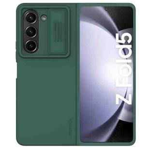 For Samsung Galaxy Z Fold5 NILLKIN CamShield Liquid Silicone + PC Full Coverage Phone Case(Green)