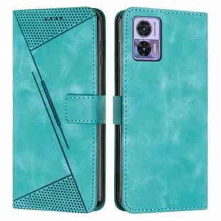 For Motorola Edge 30 Lite / 30 Neo Dream Triangle Leather Phone Case with Lanyard(Green)
